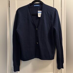 J.McLaughlin  Cardigan navy blue medium